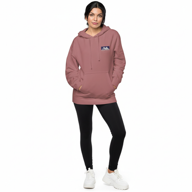 Mauve pink streetwear look