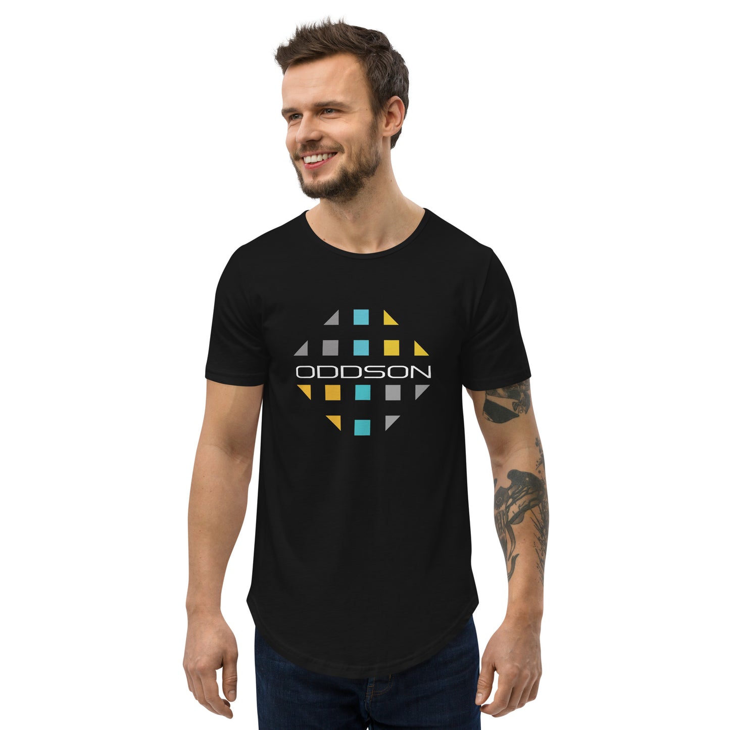 Oddson Men's Curved Hem T-Shirt