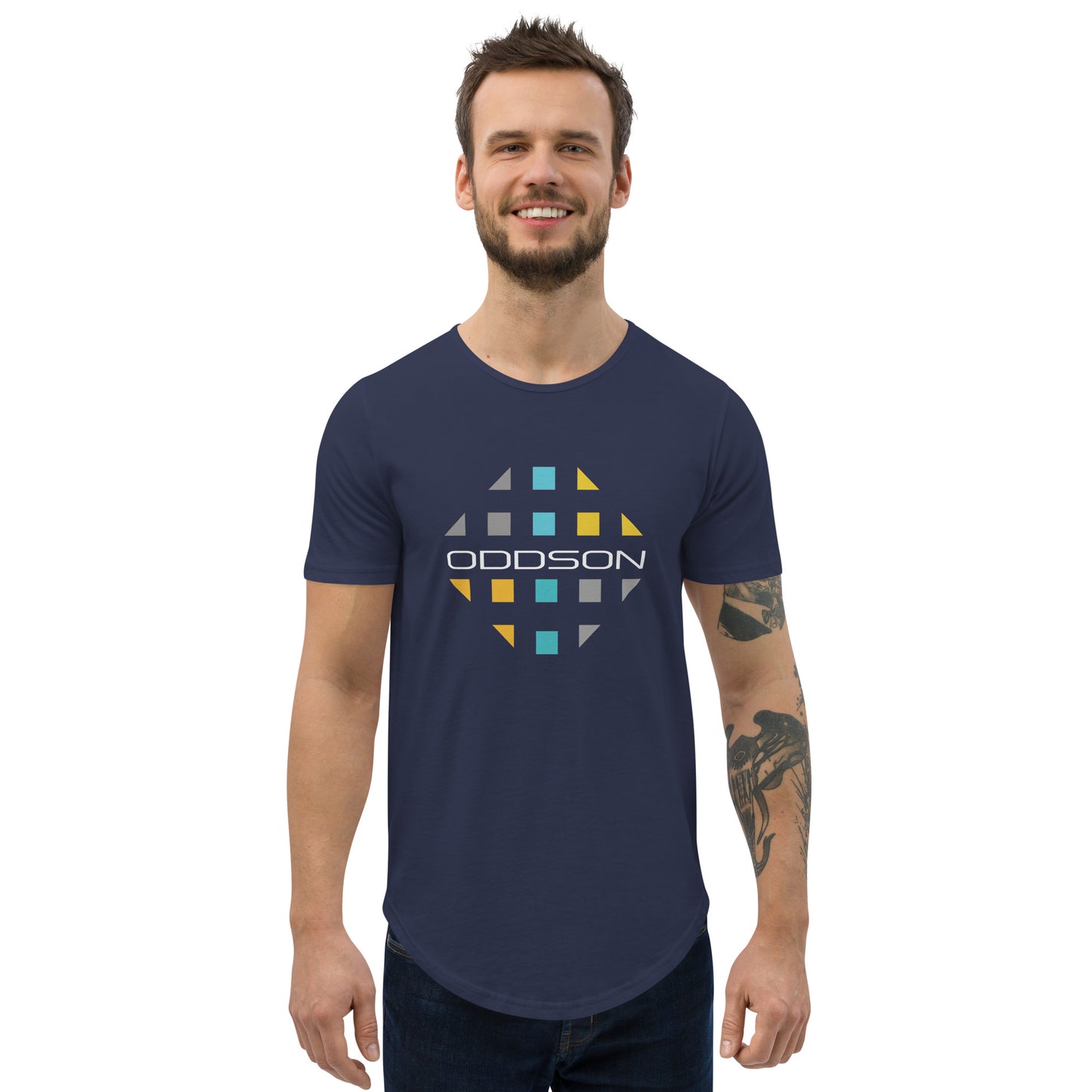 Oddson Men's Curved Hem T-Shirt