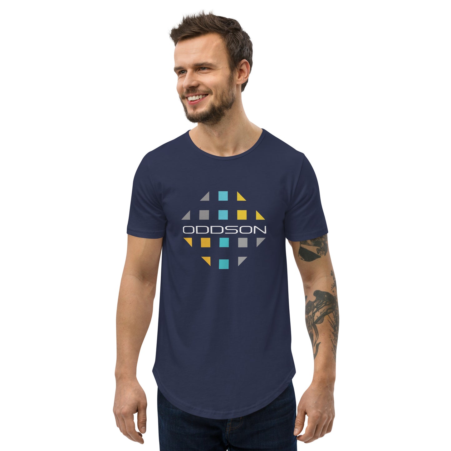 Oddson Men's Curved Hem T-Shirt