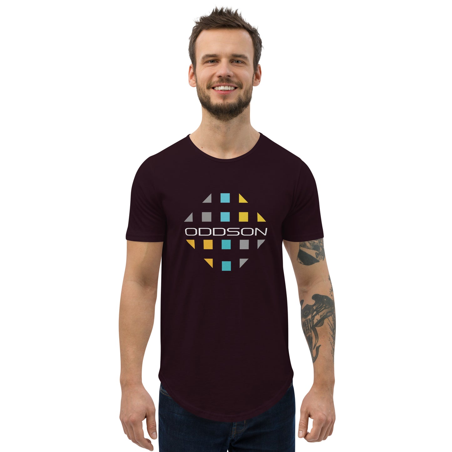 Oddson Men's Curved Hem T-Shirt