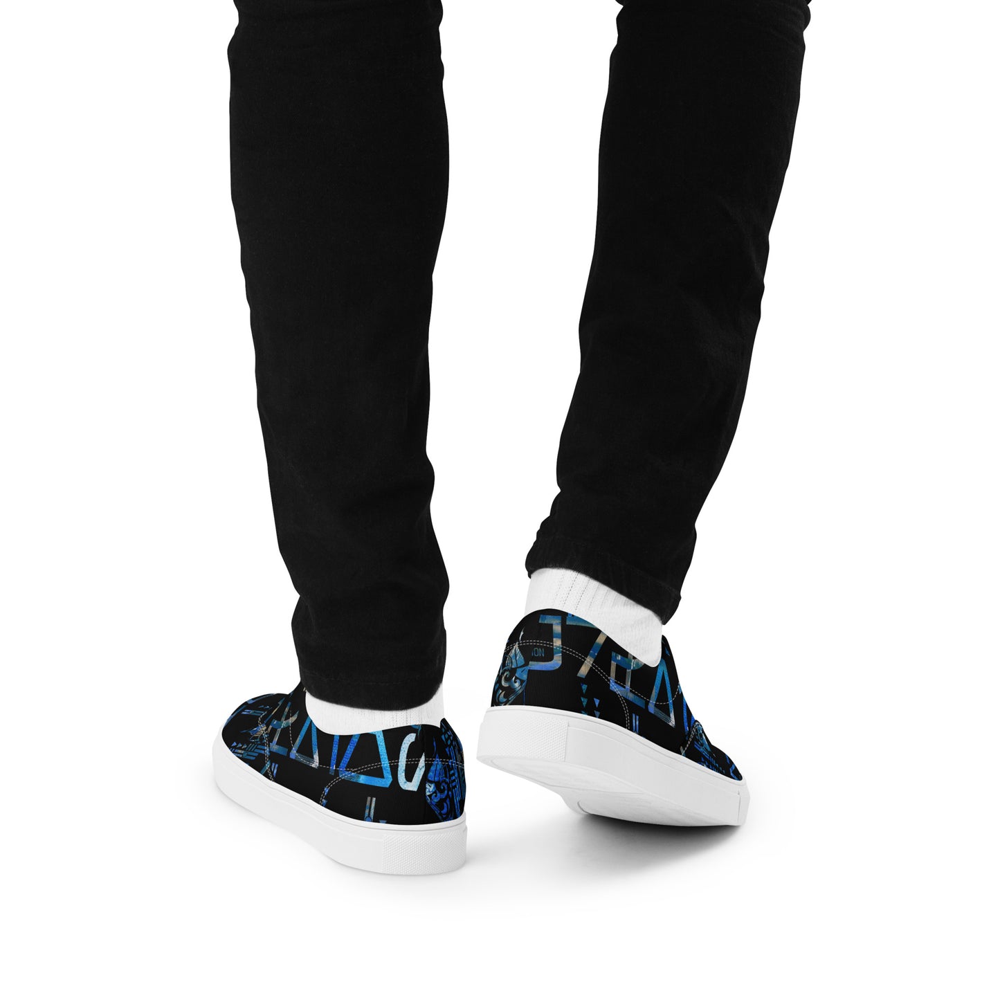 African Native Men’s lace-up canvas shoes