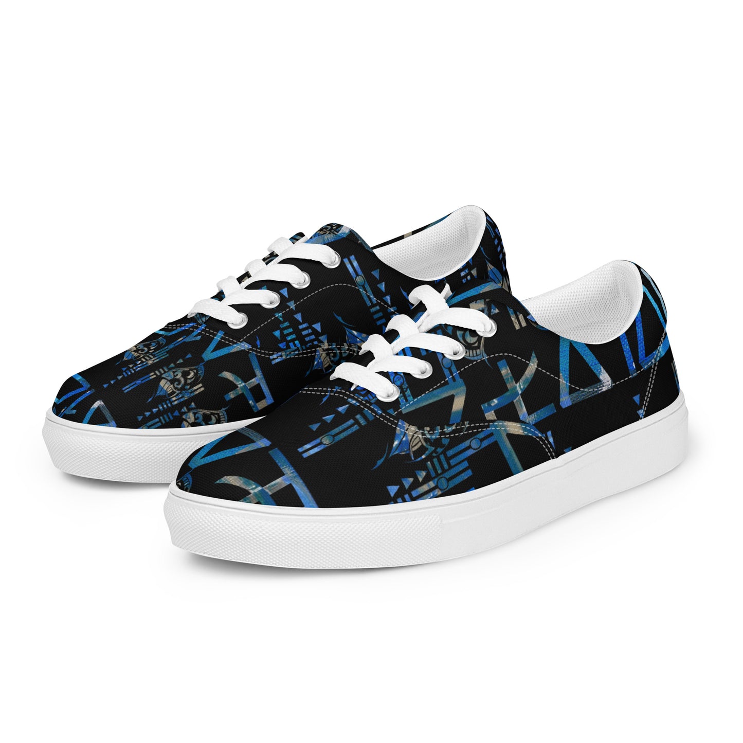 African Native Men’s lace-up canvas shoes