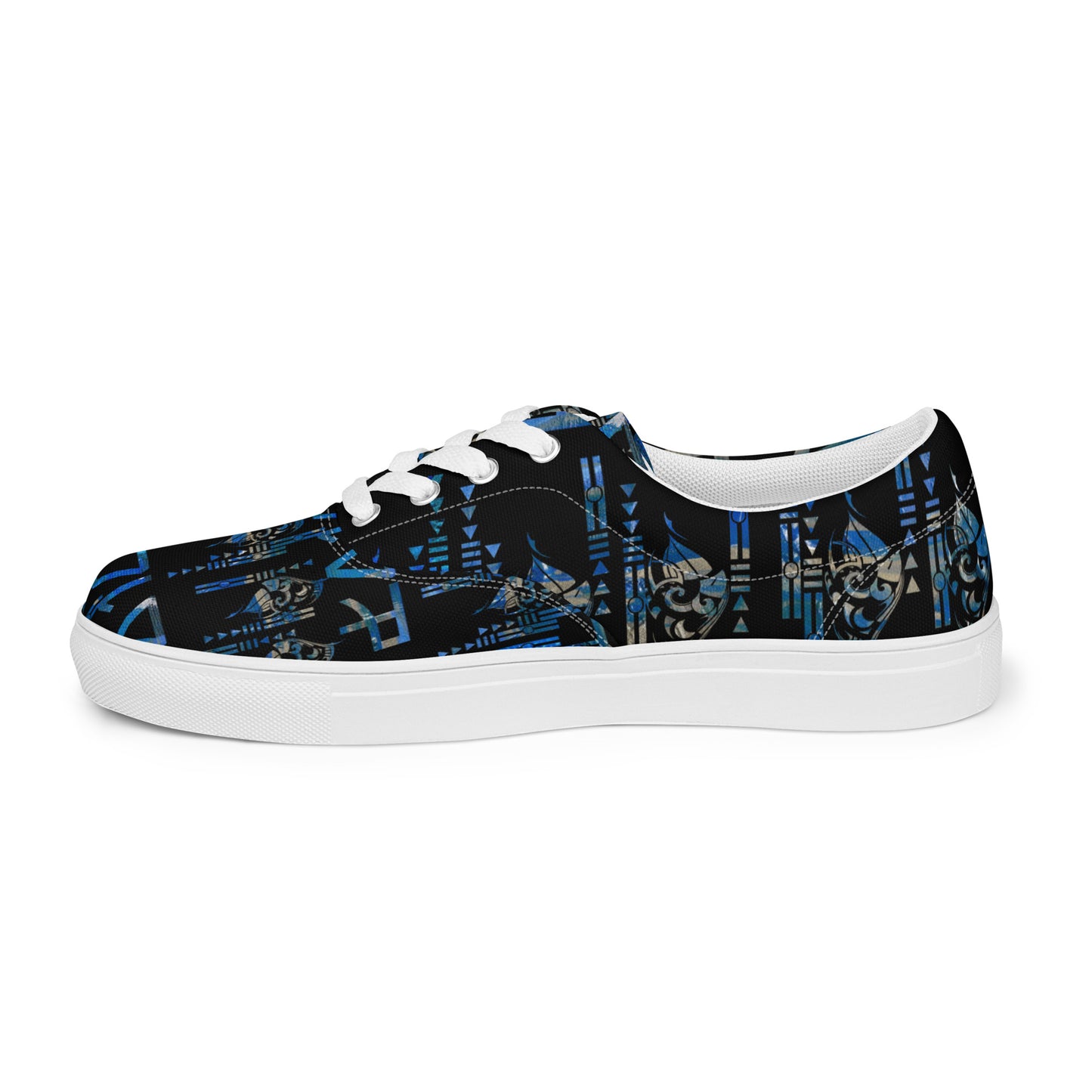 African Native Men’s lace-up canvas shoes