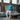 Middle Eastern female model in aqua hoodie