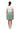 Mixed-race female model full back view
