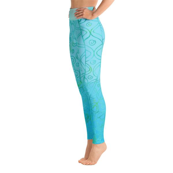Surfxion Aquamarine Yoga Leggings