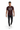 Model walking in oxblood