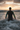 Model walking ocean back