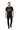 Model with beard in black heather