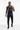 Navy ALPPEER Tank with Black Track Pants - Full Body
