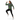 Neon Camo Hoodie Black Leggings Female