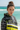 Neon Grid Hoodie – Female Close-Up