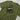 Olive graphic T-shirt close-up