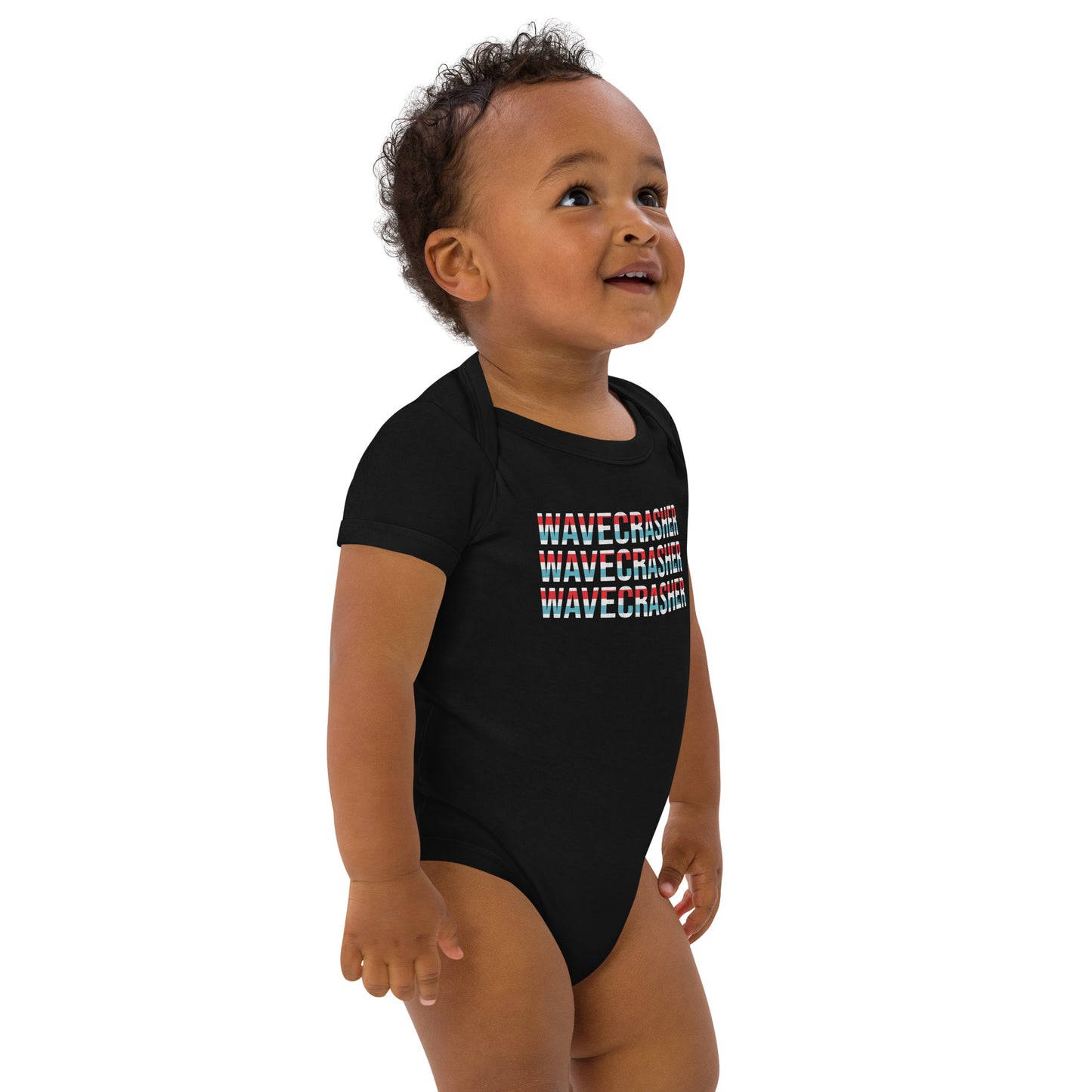 WaveCrasher Organic cotton baby bodysuit