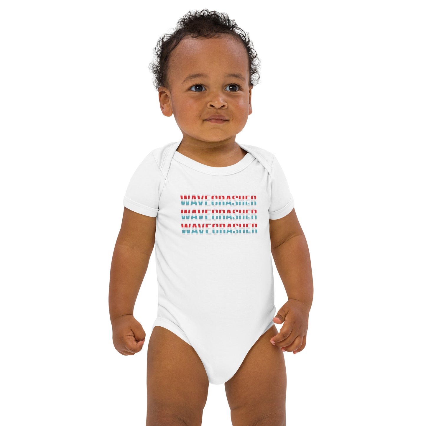 WaveCrasher Organic cotton baby bodysuit