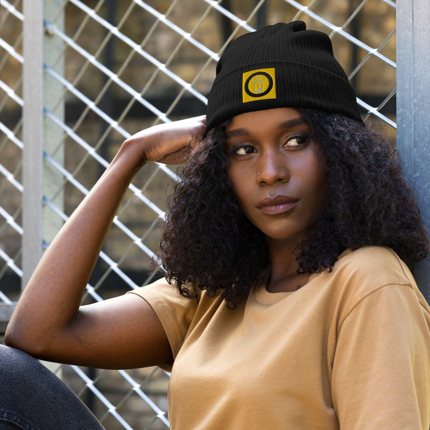 Water Culture Organic ribbed beanie