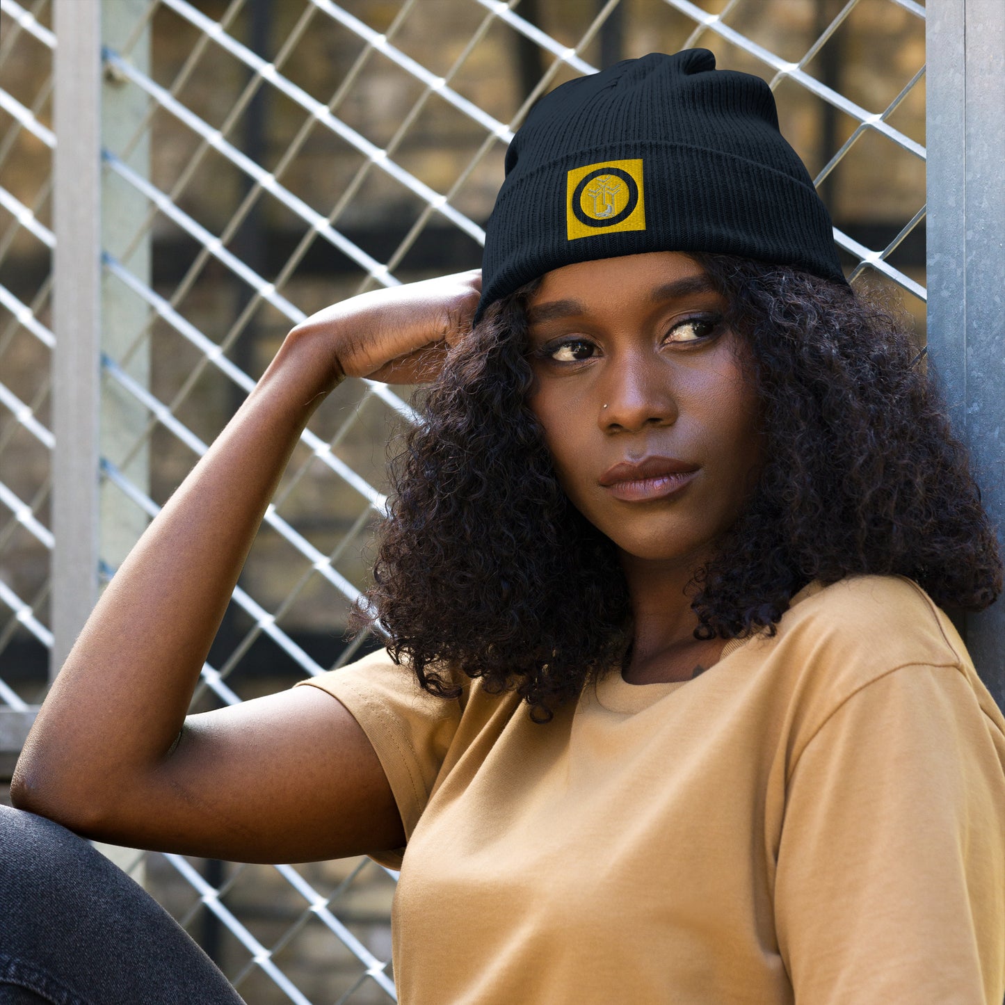Water Culture Organic ribbed beanie