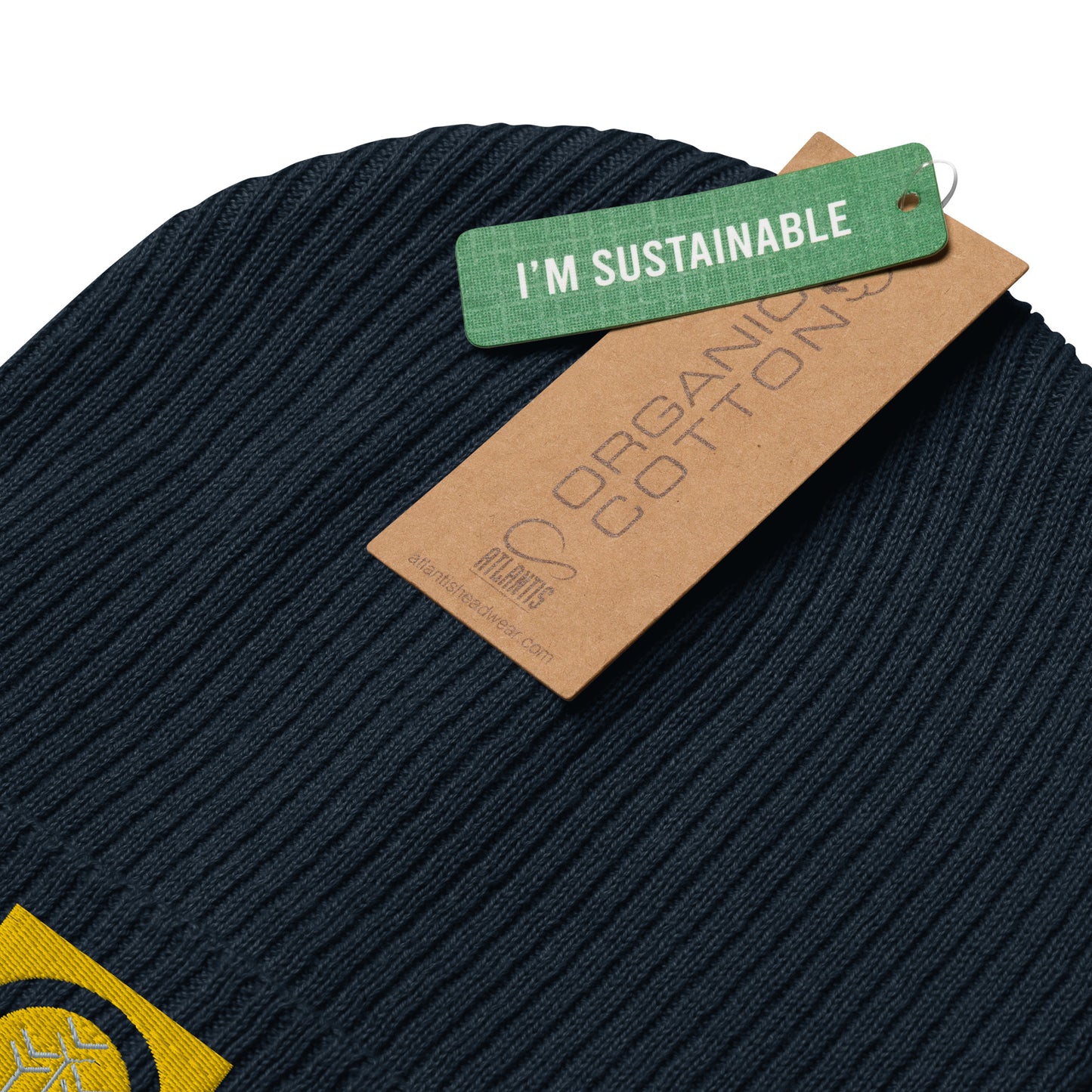 Water Culture Organic ribbed beanie