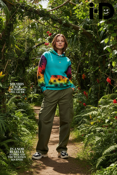 Palm Hoodie Jungle Editorial