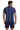 Polo with navy boardshorts back