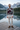 Quarter-zip sweater at an alpine lake