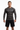 Rash guard with black boardshorts front