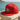 Red cap alone, left-front angle