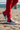 Red joggers promenade