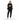 Relaxed comfort - black hoodie with joggers