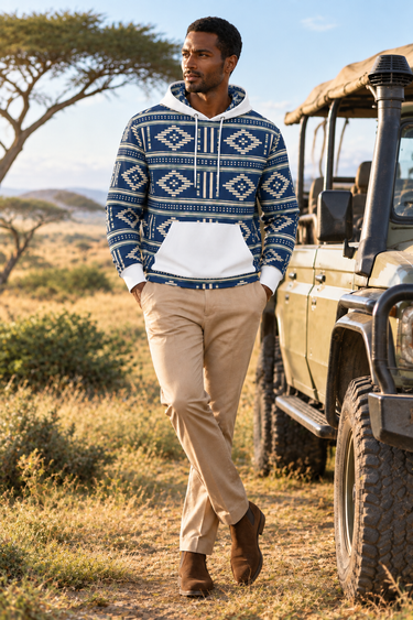 Revised male Kenyan safari look