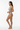 South Asian female model side view