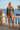 Standing seaside terrace pose