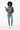 Straight leg jeans look