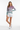 Styled with White Denim Shorts