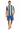 T-shirt with blue boardshorts