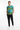 Tee with black track pants