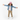 Toddler girl pink hat arms wide