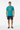 Tropical Blue ALPPEER Tee with Navy Boardshorts - Full Body New