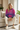 Tropical hoodie indoor editorial with ivory joggers