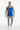 True Royal Blue ALPPEER Tank with Gray Joggers - Full Body