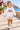 Two-year-old girl in the white LittleChaps hoodie