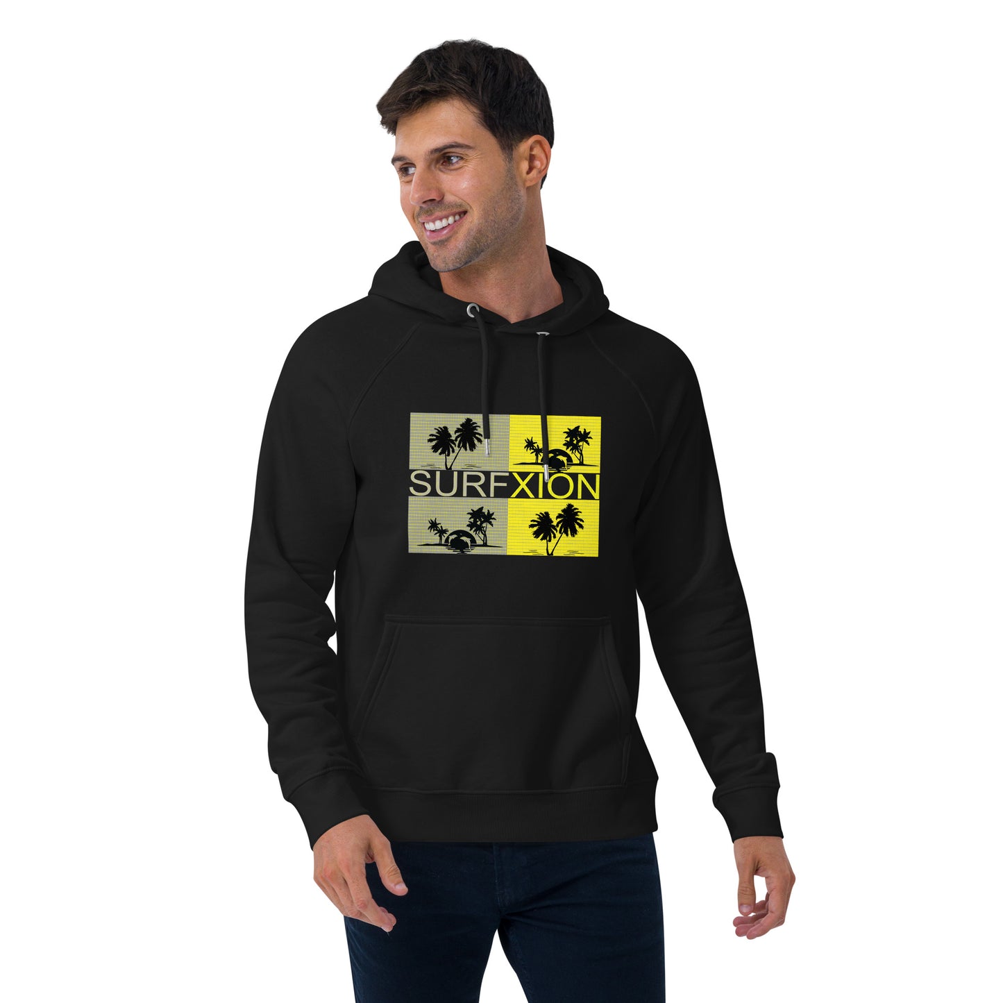 Surfxion eco raglan hoodie