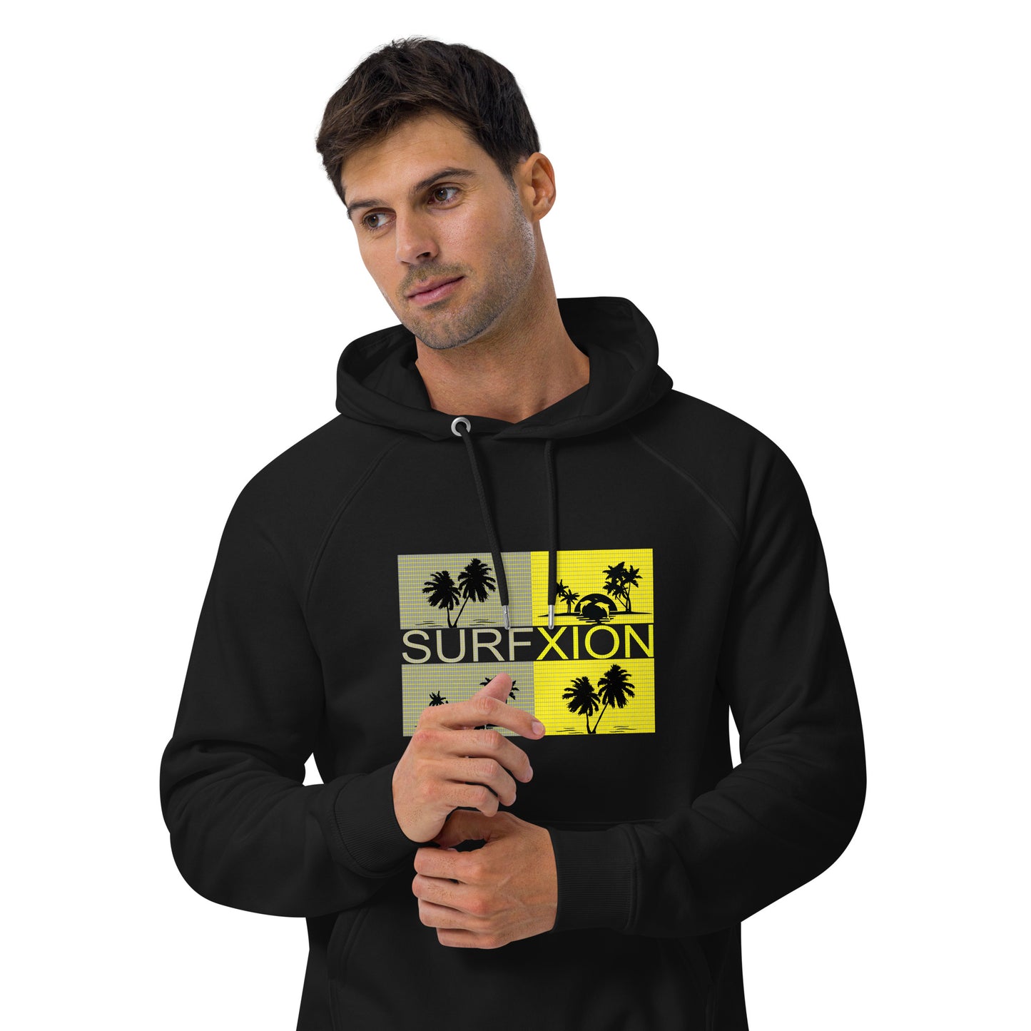Surfxion eco raglan hoodie