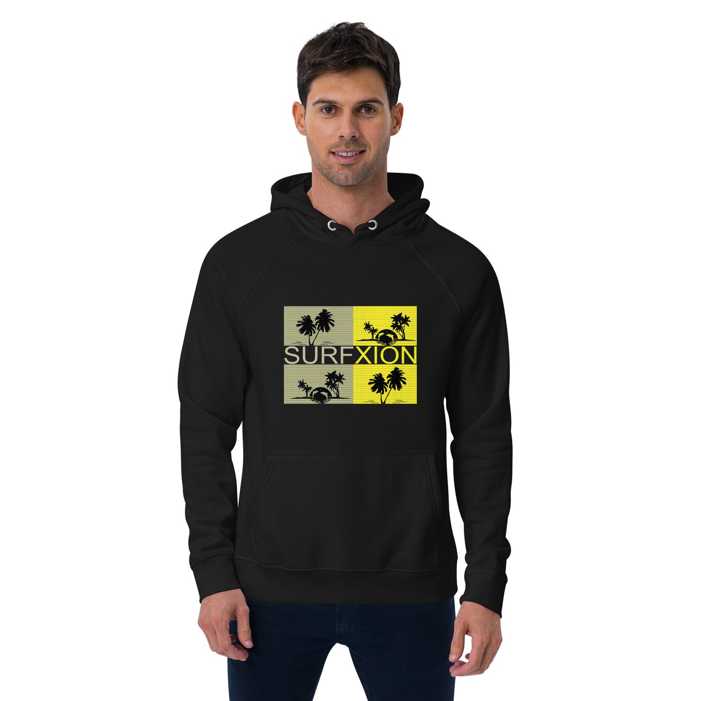 Surfxion eco raglan hoodie