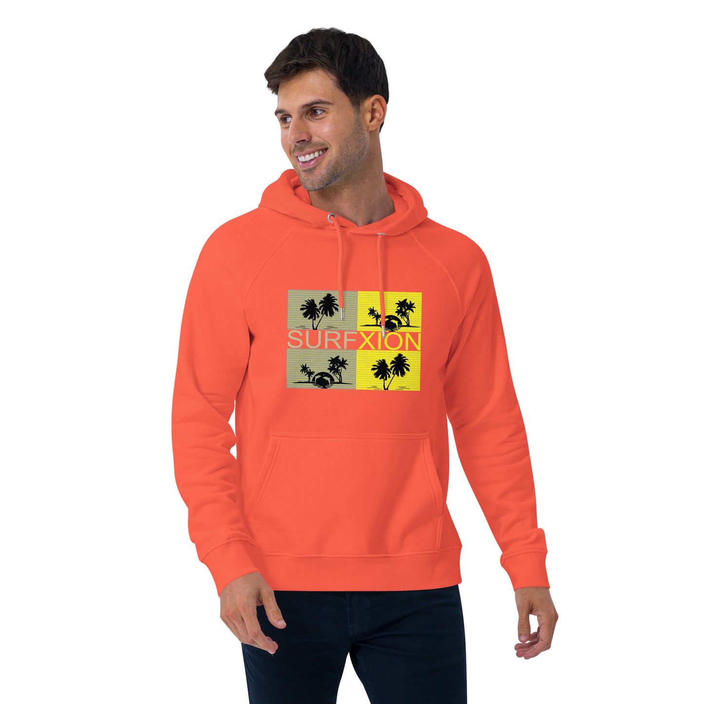 Surfxion eco raglan hoodie