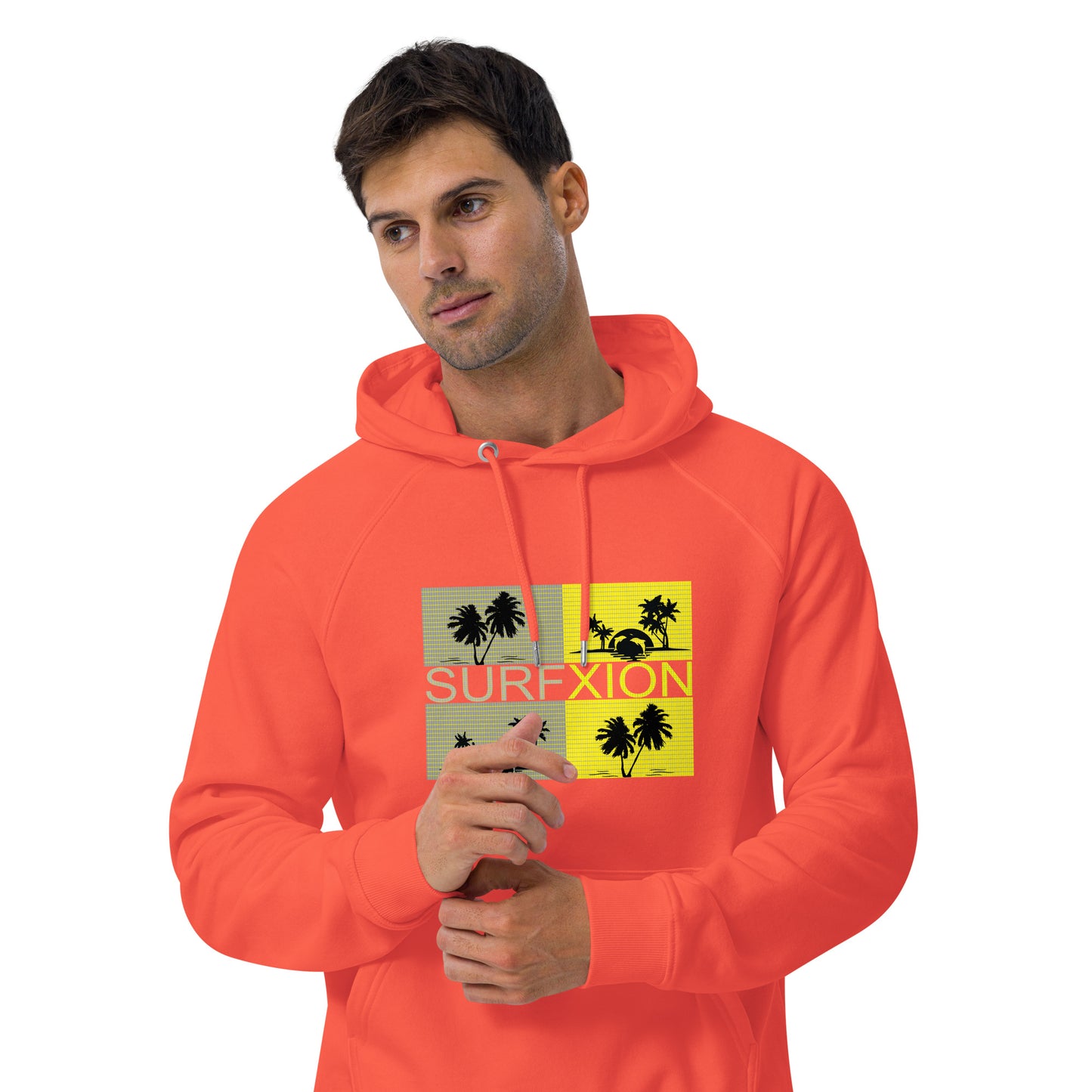 Surfxion eco raglan hoodie