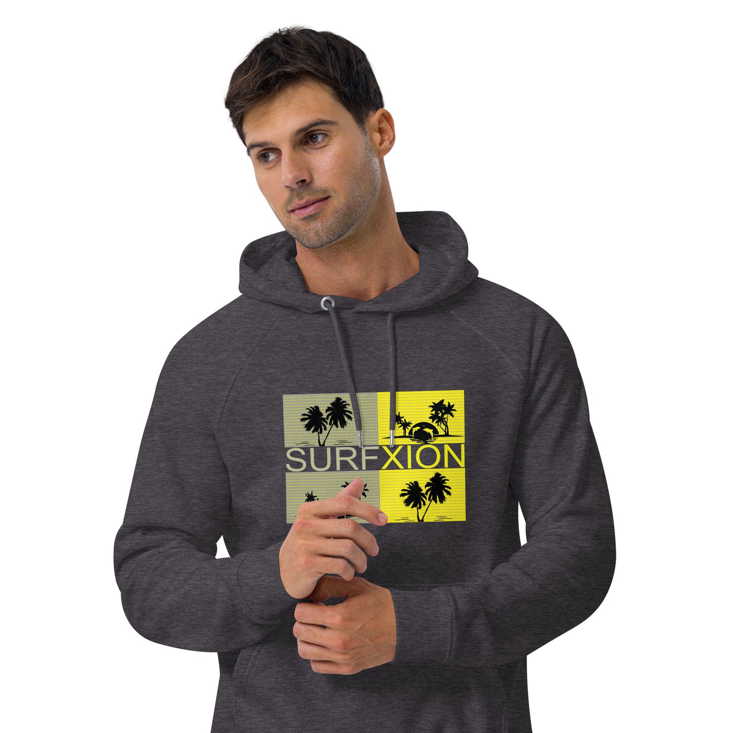 Surfxion eco raglan hoodie