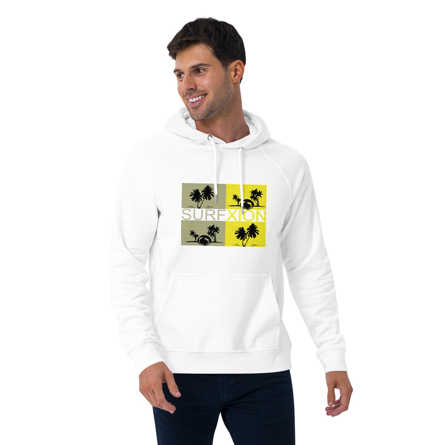 Surfxion eco raglan hoodie