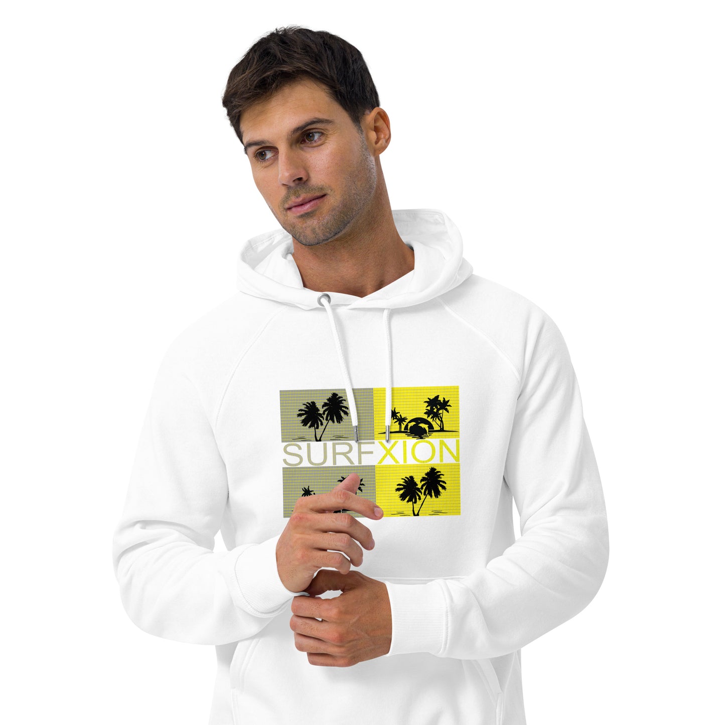 Surfxion eco raglan hoodie
